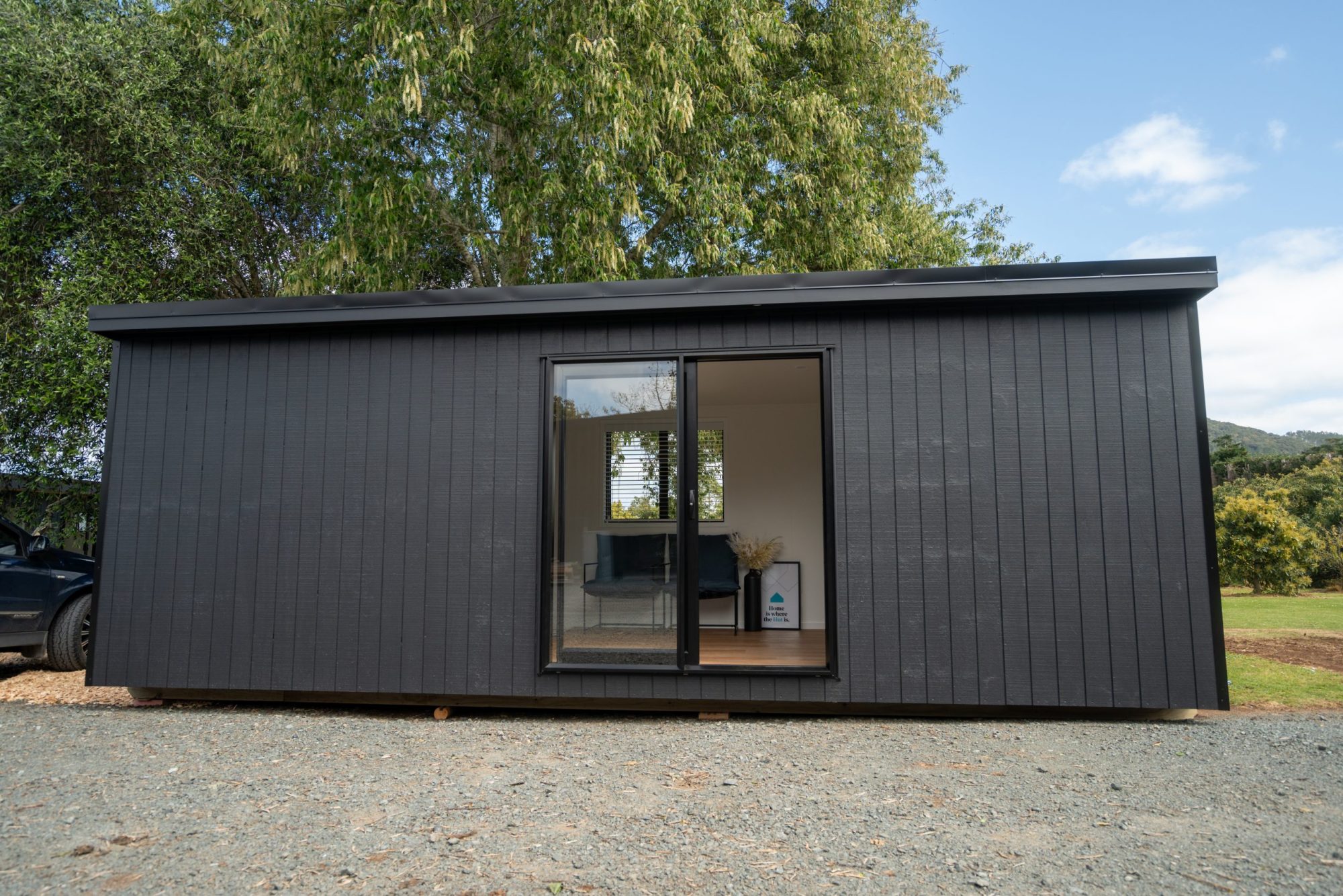 Modern Large Cabin with Bathroom & Kitchen - Hire a Hut Modern Large ...